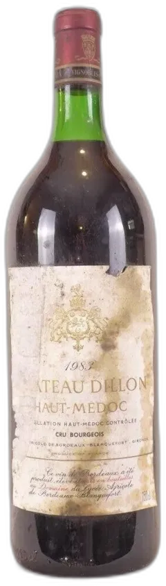 photo 1983 Haut-Médoc Château Dillon Cru Bourgeois Magnum Rouge Bordeaux