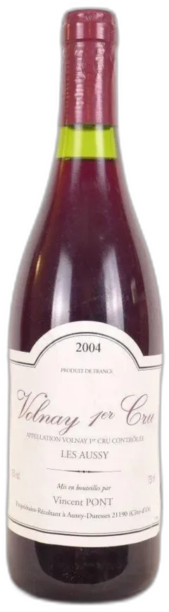 capture du vin Volnay Vincent Pont Premier Cru les Aussy