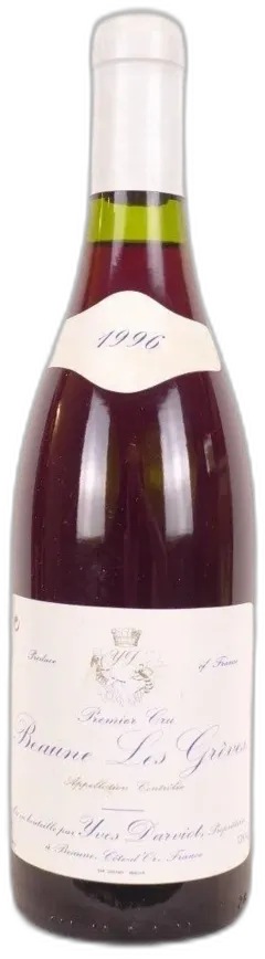 photo du vin Beaune Yves Darviot Premier Cru les Grèves Rouge