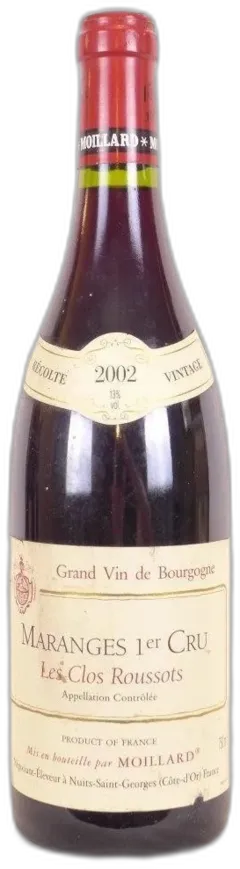 photo Maranges Moillard Premier Cru les Clos Roussots
