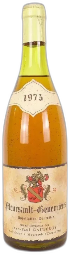 photo Meursault Jean-Paul Geoffroy Genévrières Blanc