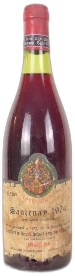 photo Santenay Moillard Tastevinage Rouge Bourgogne