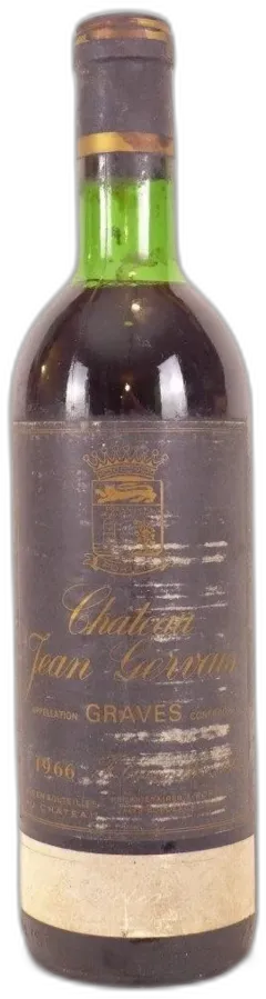 photo 1966 Graves Château Jean Gervais Rouge Bordeaux