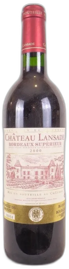 photo Château Lansade Rouge Bordeaux