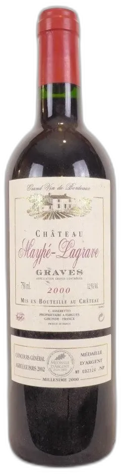 photo 2000 Graves Château Maypé-Lagrave Rouge Bordeaux