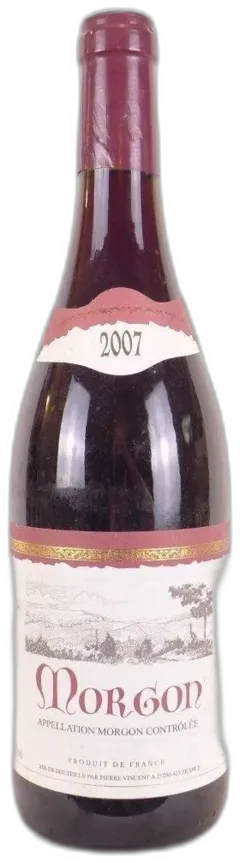 photo du vin Pierre Vincent Rouge Beaujolais