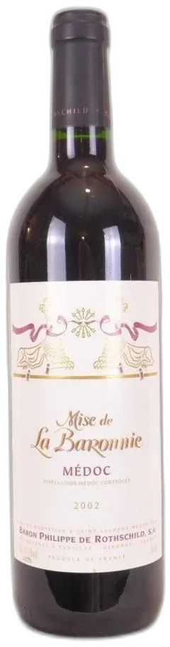 photo Mise de la Baronnie Baron Philippe de Rothschild Rouge Bordeaux