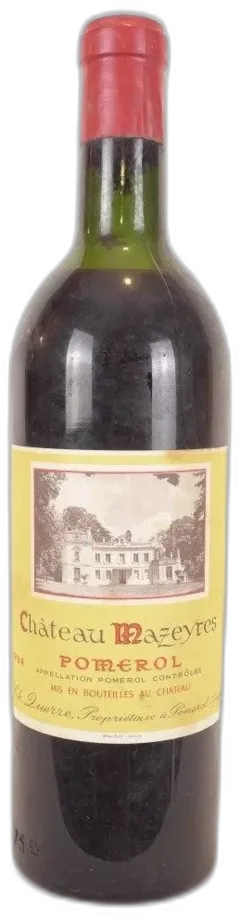 photo 1964 Pomerol Château Mazeyres Rouge Bordeaux