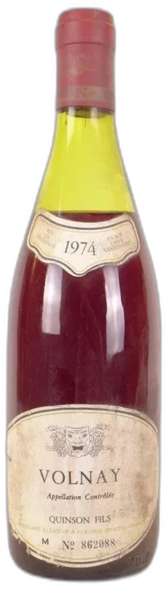 vue du vin Volnay Quinson Fils
