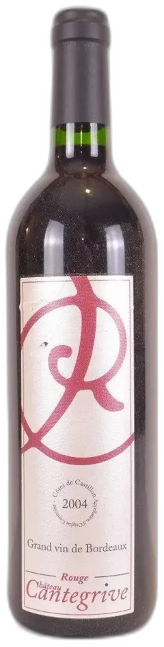photo Château Cantegrive Merlot Rouge Bordeaux