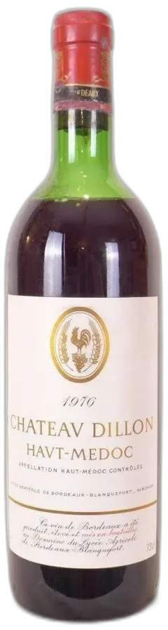 photo 1976 Haut-Médoc Château Dillon Rouge Bordeaux