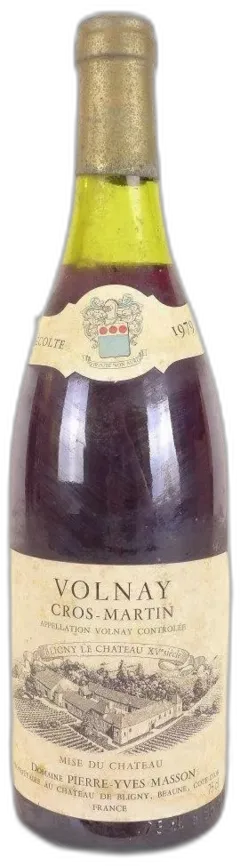 photo du vin Volnay Cros-Martin