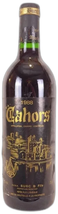 photo Cahors Burc Rouge