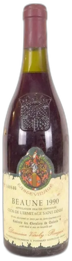 image du vin Beaune Virely-Rougeot Clos de l’Hermitage Saint-Désiré Tastevinage