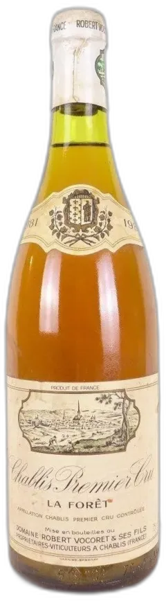 photo Chablis Robert Vocoret Premier Cru la Forêt
