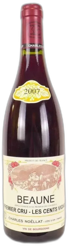 vue du vin Beaune Charles Noëllat Premier Cru Cent Vignes