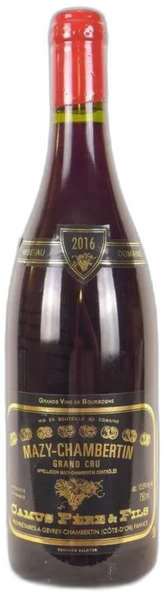 photo Mazis-Chambertin Camus Père et Fils Grand Cru Rouge Bourgogne