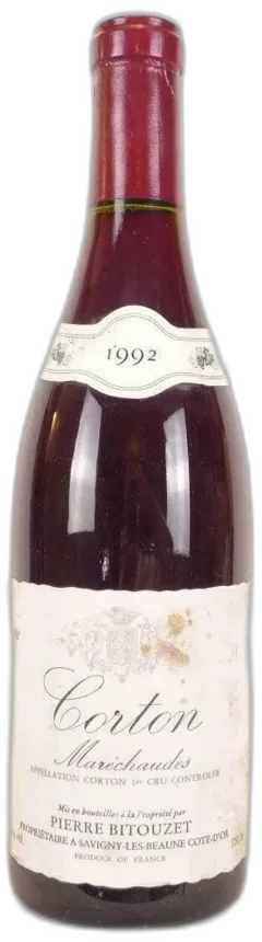 photo Corton Pierre Bitouzet Grand Cru Maréchaudes Rouge Bourgogne