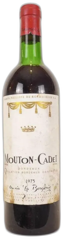 photo Mouton-Cadet Baron Philippe de Rothschild