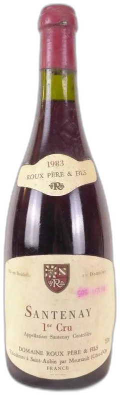 photo Santenay Roux Père et Fils Premier Cru Rouge Bourgogne