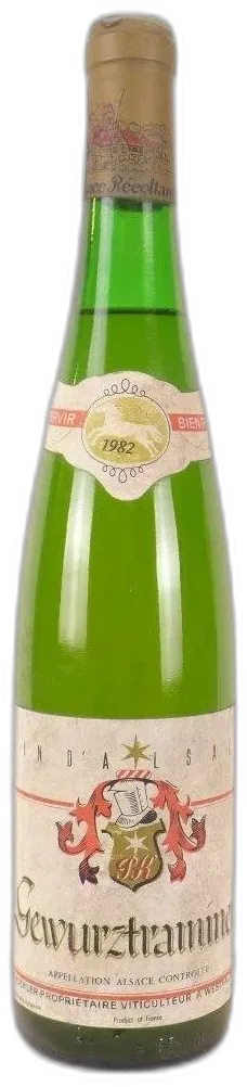 photo Gewurztraminer Pierre Koehler Blanc Alsace