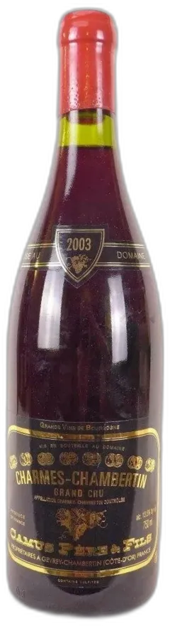 photo Charmes-Chambertin Domaine Camus Père et Fils Grand Cru Capsule Cirée