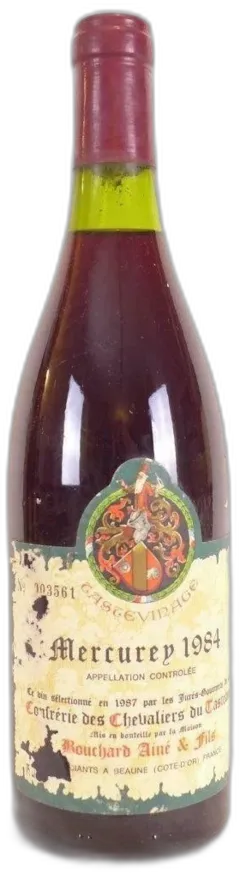 photo Mercurey Bouchard Aîné et Fils Tastevinage Étiquette Abîmée