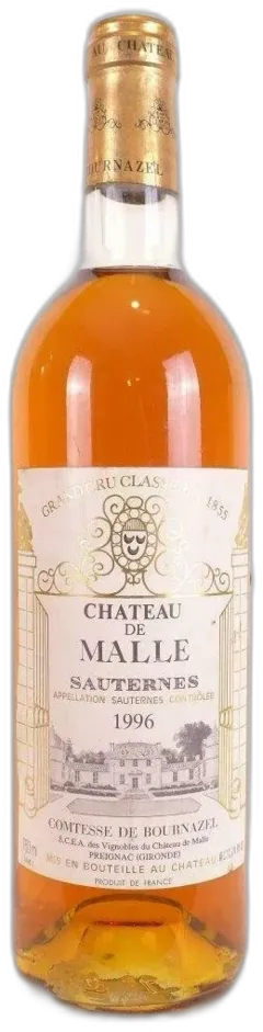 photo Sauternes Château de Malle Grand Cru Classé Liquoreux