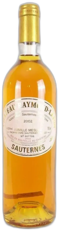 photo Sauternes Château Raymond Lafon Liquoreux