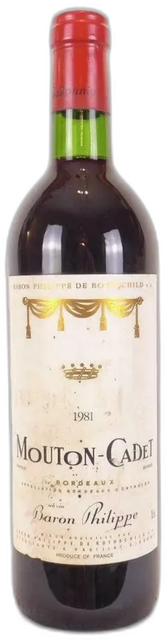 photo Mouton-Cadet Baron Philippe de Rothschild