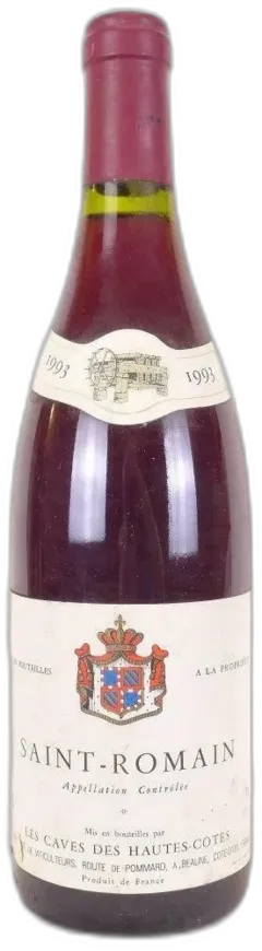aperçu du vin Saint-Romain Cave des Hautes-Côtes Rouge Bourgogne