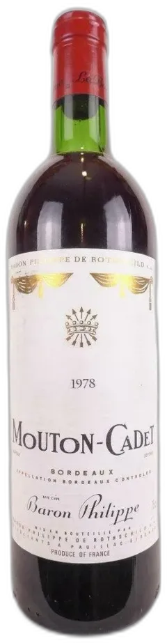 photo Mouton-Cadet Baron Philippe de Rothschild