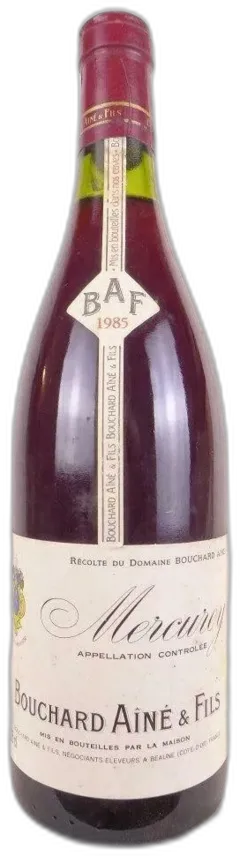 photo 1985 Mercurey Bouchard Aîné et Fils Rouge Bourgogne