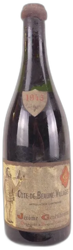 image du vin Beaune Jérôme Gentilhomme Rouge Bourgogne