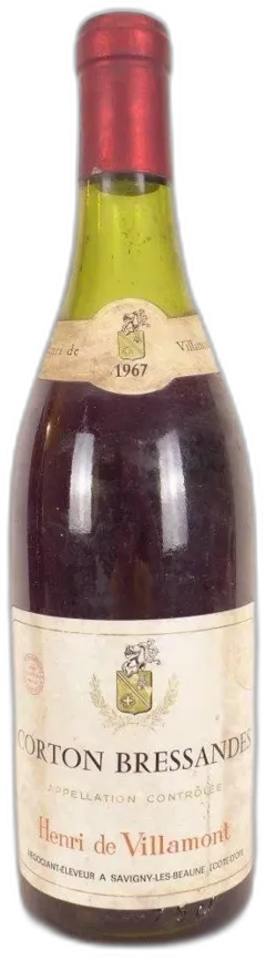 photo Corton Henri de Villamont Grand Cru Bressandes