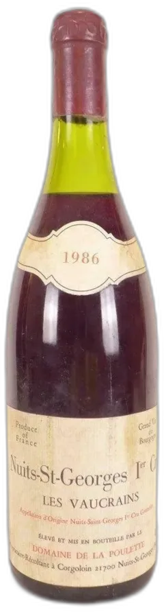 photo Nuits Saint-Georges Domaine de la Poulette Premier Cru les Vaucrains Rouge