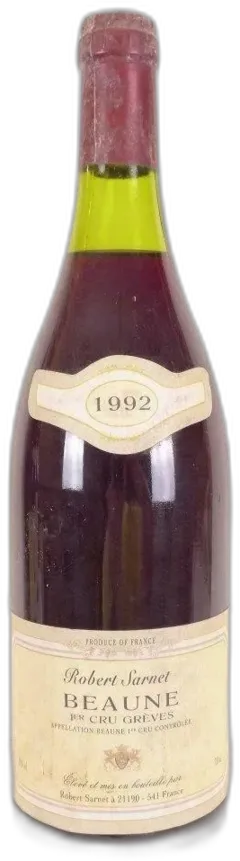 photo du vin Beaune Robert Sarnet Premier Cru Grèves Rouge Bourgogne