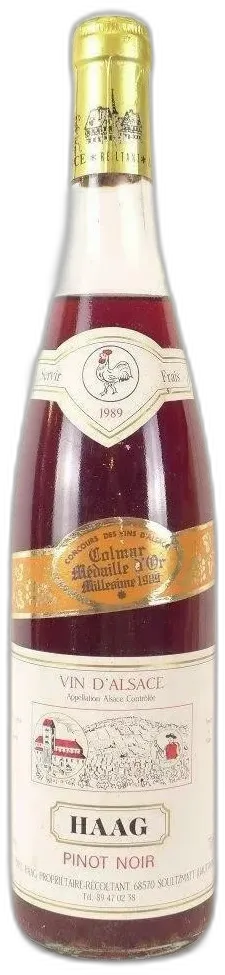 photo Pinot Noir Haag Rouge Alsace
