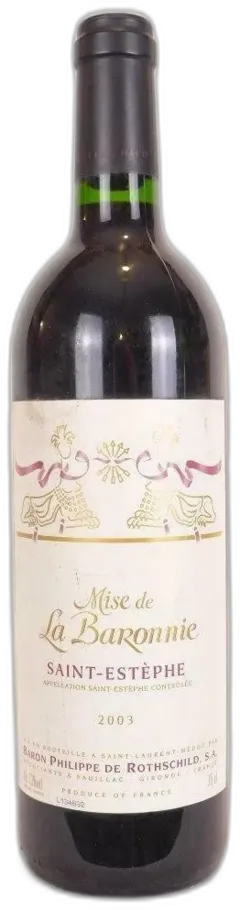 photo Mise de la Baronnie Baron Philippe de Rothschild Rouge Bordeaux