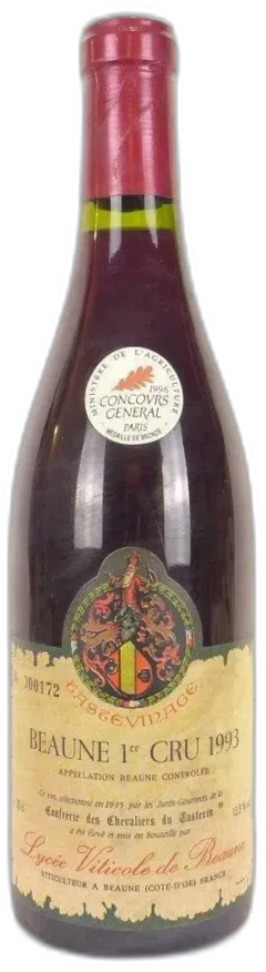 photos du vin Beaune Lycée Viticole Premier Cru Tastevinage Rouge