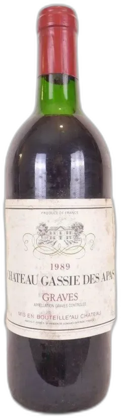 photo Château Gassie des Apas Rouge Bordeaux