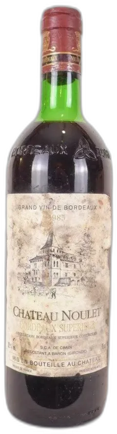 photo Château Noulet Étiquette Abîmée