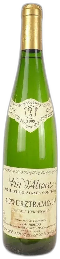photo Gewurztraminer Herzog Herrenweg Étiquette Sale
