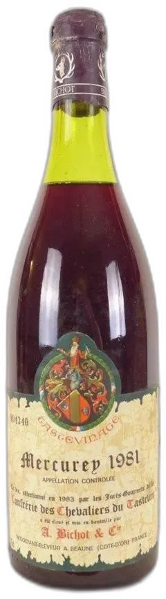 photo Mercurey Albert Bichot et Cie Tastevinage Rouge Bourgogne