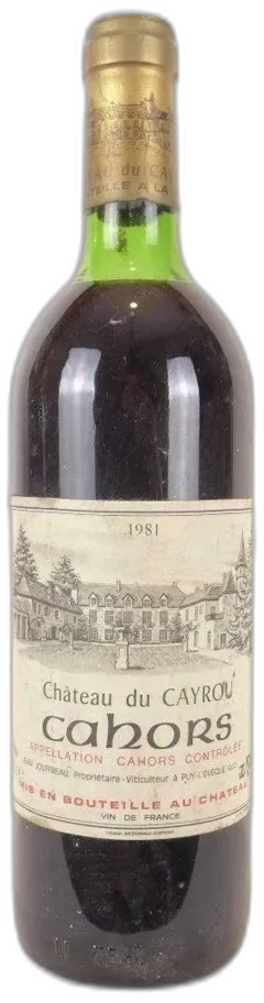 photo 1981 Cahors Château du Cayrou Rouge