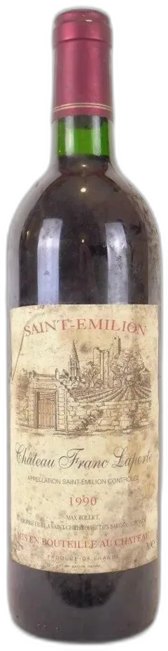 photo 1990 Saint-Émilion Château Franc-Laporte Rouge Bordeaux