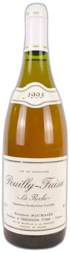photo Pouilly-Fuissé Jacques Saumaize la Roche Blanc