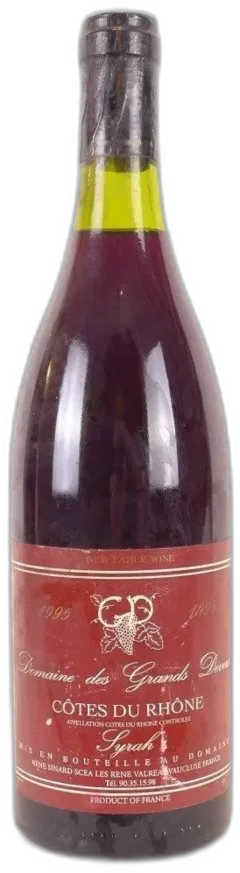 photo Côtes du Rhône Domaine des Grands Devers Syrah
