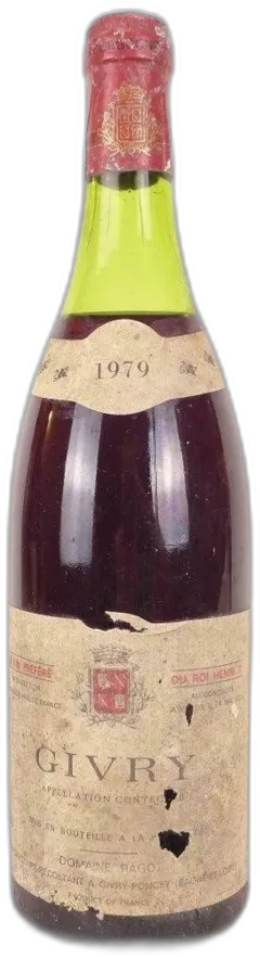 photo 1979 Givry Domaine Ragot Rouge