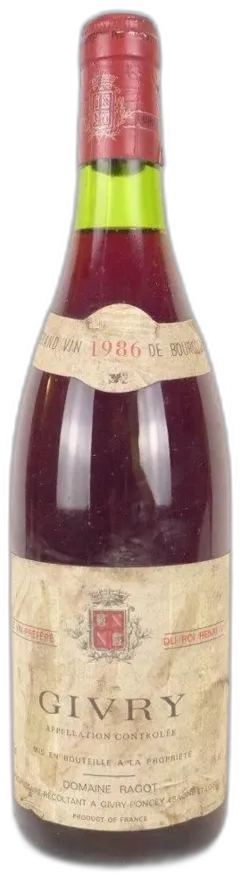 photo Givry Domaine Ragot Rouge Bourgogne